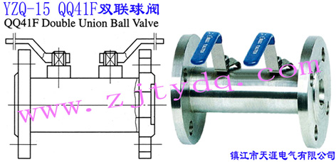 YZQ-15 QQ41FpyYZQ-15 QQ41F Double Union Ball Valve